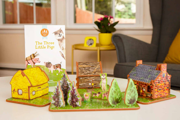 Storytime Toys - The Three Little Pigs Book and Play Set